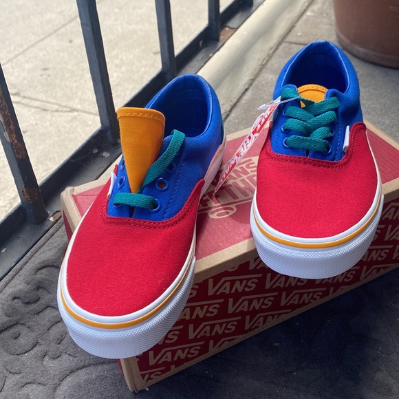 COLORFUL Kid Vans size 2.5 - Picture 8 of 15